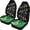 Christmas Tree Pattern Design, variant on XYZCANDO Easy to Install Car Seat Covers SUV Truck Vehicle, Washable Non-Slip Auto Seat Covers 2pcs Polyester Fabric Paw Prints