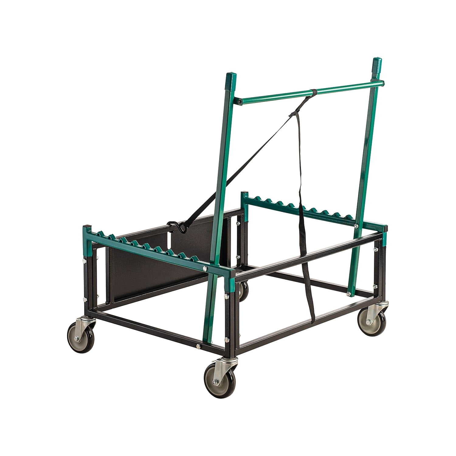 Pemberly Row 4-caster Powder-Coated Steel Metal Table Assist Dolly in Brown