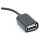 thumbnail image 3 of Cable Micro USB 2.0 OTG Adaptador On The Go Micro USB macho a USB hembra para teléfonos y tabletas Android (Negro), 3 of 5