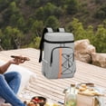 thumbnail image 1 of Bolsa térmica de gran capacidad shamjiam mochila térmica aislada para hombres y mujeres Gris claro, 1 of 8