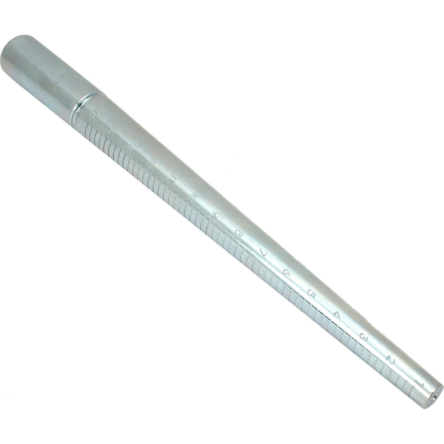 Steel Ring Mandrel Graduated 115 Sizer Metal Jewelry Sizing Tool Stick