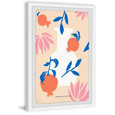 Marmont Hill White Vase Collection Framed Painting Print