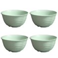 thumbnail image 1 of Unbreakable Green Cereal Bowls For Restaurant Indoor Dining 4Pcs Fresh Food Preservation, 1 of 2