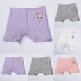 thumbnail image 6 of Yufatyle Gray Toddler Girl Shorts Ribbed Girl's Solid Dance Shorts Summer Soft Cotton Short Pants for 3-14 Years, 6 of 6
