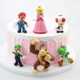 thumbnail image 6 of 6 Pcs Set Mario Toys Bros Super Mary Princess, Turtle, Mushroom, Orangutan, Action Figures, 2 Inch, 6 of 8
