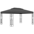 thumbnail image 1 of vidaXL Gazebo avec Double Toit 3x4m Anthracite, 1 of 4
