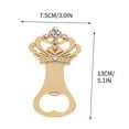 thumbnail image 3 of EGYMEN Diamond Encrusted Crown Bottle Opener, Elegant Royal Design Wine Opener with Gift Box, Sparkling Jeweled Crown Corkscrew for Weddings and Celebrations, 3 of 9