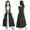 A Black, variant on iiniim Kids Girl's Renaissance Dress up Halloween Fancy Medieval Gothic High Waist Gown Maxi Dress Purple 14