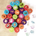 thumbnail image 2 of Juego de sellos de animales para niños, 26 piezas Sello de sellos lavables con tinta de goma para niños Favor de fiesta, premios escolares, regalo de cumpleaños,A,11 Afortunado Sencillez, 2 of 5