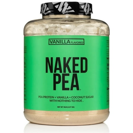 Naked Pea - Vanilla Pea Protein Isolate, Vegan Protein From U.S. and Canadian Farms, 5LB