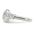 thumbnail image 3 of Sterling Silver CZ Heart Ring, 3 of 6