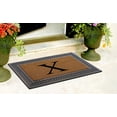 thumbnail image 5 of A1HC First Impression Rubber and Coir, Brown/Beige 24" X 39" Heavy Duty Outdoor Monogrammed Doormat, 5 of 9
