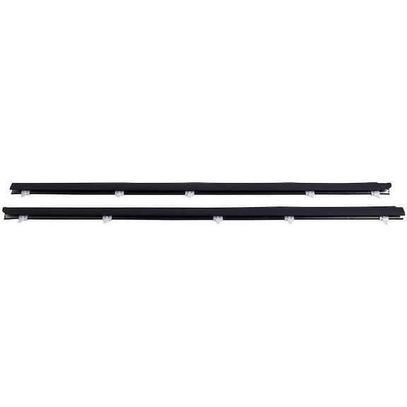 Door Window Belt Weatherstrip Kit 2 Piece - Compatible with 2000 - 2006 Toyota Tundra Standard Cab Pickup 2001 2002 2003 2004 2005
