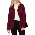 thumbnail image 4 of ORUYROP Women's Lightweight Front Zipper Solid Utility Anorak Hoodie Vest/Jacket, 4 of 7