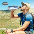 thumbnail image 6 of Yayeee 20oz Insulated Water Bottle Double Wall Stainless Steel with Flip Straw Lid, Plants and River, 6 of 7