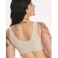 thumbnail image 2 of Hanes Invisible Embrace Women's Wireless T-Shirt Bra, Seamless Nude 2XL, 2 of 3