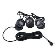 Waterproof Submersible RGB LED Pond Spot Lights For Underwater Pool Fountain Aquarium Spotlights With 4 Colors Lenses