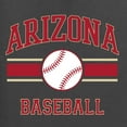 thumbnail image 6 of Wild Bobby City of Arizona Baseball Fantasy Fan Sports Unisex Crewneck Sweatshirt, Charcoal, X-Large, 6 of 6