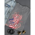 thumbnail image 3 of 4Th Of July Flag Spray T-Shirt Women -Image by Shutterstock, Female x-Large, 3 of 4