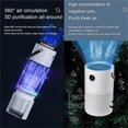 thumbnail image 4 of Pequeño purificador de aire portátil para el hogar con ruido blanco, mini limpiador de aire para dormitorio de escritorio, oficina, dormitorio de coche, filtro purificador de aire de viaje U, 4 of 5