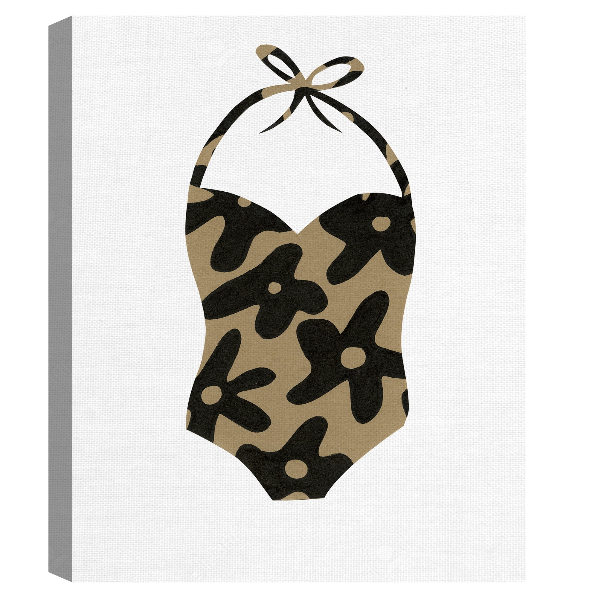 Masterpiece Art Gallery Retro Swim I & II Bathing Suits By Erin Lin Canvas Art Print Set of 2 (16" x 20")