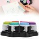 thumbnail image 2 of Petal Inkpad 8 Colors Water Based DIY Hand Stamp Printing Pad for Ordinary Paper(1015 Happy Time ), 2 of 3