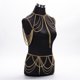 thumbnail image 5 of Sonducket Collar de borlas de aleación para mujer, cadena de cintura personalizada multicapa, joyería portátil, accesorios para regalos, club nocturno, Ropa, zapatos y accesorios Miscelánea Oro Sonducket AP014767-01, 5 of 6
