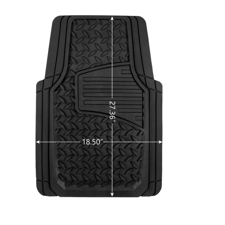 Rubber car sale floor mats walmart