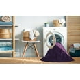 thumbnail image 2 of Ahgly Company Tapis Rectangulaire d'Intérieur Lavable en Machine Transitionnel Violet Foncé, 7 Pieds x 9 Pieds, 2 of 7