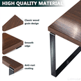 thumbnail image 3 of Meilimei 1 Pack Monitor Stand Riser, Wood Desk Storage Organizer for Office Laptop, Computer, Antique Brown, 3 of 6