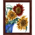 thumbnail image 2 of Great Art Now China Sunflowers by Kelsey Wilson, 2 Piece Framed Art Set Each 9.25"W x 11.25"H, 2 of 3