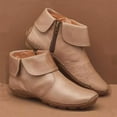 thumbnail image 6 of Ankle Booties for Women, Flat Heel Short Boots, Fashion Casual Pull-On Boots, 6 of 6