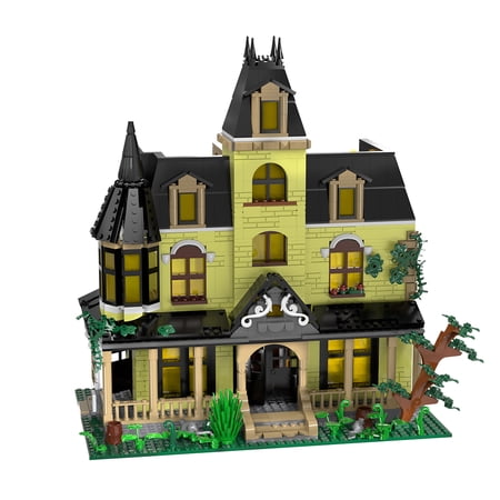 Haunted House Building Blocks, Mysterious Old Mansion Model , Lego Compatible, 1707 Pcs