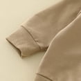 thumbnail image 2 of Gibobby Conjunto de pantalones para niños Niño invierno manga larga Color sólido Tops pantalones niños 2 uds traje trajes prendas de vestir(Negro,2-3 Años), 2 of 5