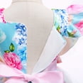 thumbnail image 7 of Girls Floral Princess Dress Bowknot Waist Pageant Wedding Costumes Gown, 7 of 7