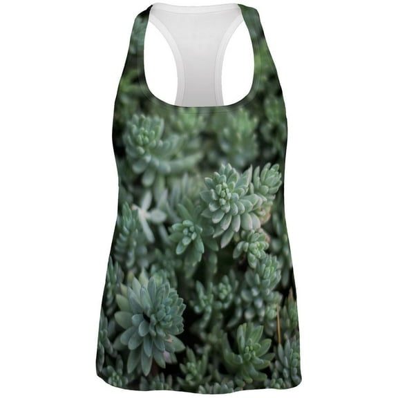 Halloween Succulent Bush Costume Nature Plants All Over Womens Work Out Tank Top Multi 2XL