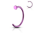 thumbnail image 5 of Titanium Anodized Nose Ring Hoop 20 Gauge - 8 Colors, 5 of 7
