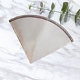 thumbnail image 4 of FOMIYES Reusable Stainless Steel Coffee Dripper Cone Shaped Filter for Clear Flavorful Coffee, 4 of 7
