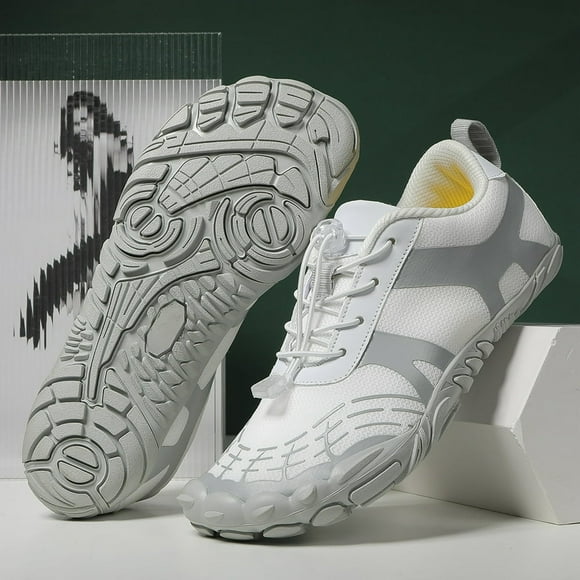 Unisex Hiking Walking Shoes Lace Up Wading Shoes Climbing Sneakers for Men Women