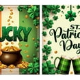 thumbnail image 4 of LUUFILx Lucky Day St Patrick's Day Banner Green Beer Clover Decorations Backdrop Celebration Home Decorations Party Supplies Photography Props, 4 of 8