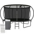 thumbnail image 1 of CITYLE Trampoline 12FT 14FT 15FT 16FT 1500LBS Trampoline for Adults Kids Outdoor Trampolines with Basketball Hoop, Enclosure, Easy to Install & Full Galvanized Anti-Rust Coating, 1 of 8