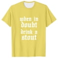 thumbnail image 3 of Razzly Men's Graphic T Shirt - Casual Short Sleeve Tee with Funny Print Lightweight and Breathable Comfortable Summer Top for Daily Wear(Yellow,XL), 3 of 6