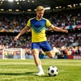 thumbnail image 7 of WAYUTE Kids Youth Boys 2 Piece Athletic Sets V Neck Short Sleeve Soccer Shirt Quick Drying Stretchy Training Outfits Casual Clothes Sets, 7 of 7