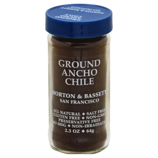 Morton & Bassett 258627 2.3 oz Chili Ancho Powder Ground Pack of 3