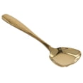 thumbnail image 1 of Square Head Stainless Steel Spoons, Rice& Soup Spoons, Large Spoons for Home Gold, 1 of 7