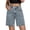 Grey, variant on Women's High Waisted Baggy Denim Shorts Jorts Casual Summer Trendy