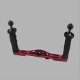 thumbnail image 3 of Underwater Camera Tray Stabilizer Dual Handle Rig, Tray Black&Red, 3 of 5