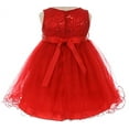 thumbnail image 3 of Baby Flower Girl Dress Lace Bodice Crystal Tulle Bottom Royal L MBK 340B, 3 of 3