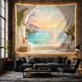 thumbnail image 6 of Viewed Through Smooth with Architectural Archway Serves Framing, Mystical Fantasy for Space Lovers, Galaxy Room Decor, Mother'S Day Gift, Tapestry Wall Hanging for Bedroom and Dorm, 6 of 7