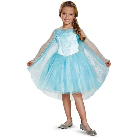 Frozen Toddler Prestige Elsa Tutu Toddler Halloween Costume, 3T-4T